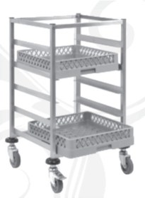 Resim Pimak Servis ve Taşıma Arabası Kaset Taşıma, Alçak 50 x 50 x 90 (cm) 