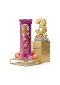 Resim Afia Çilek Kremalı Sandviç Bisküvi 3x60 Gr 