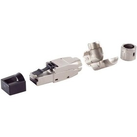 Resim Irenıs Cat8.1 Stp 4 Yönlü 90 Açılı Aletsiz Saha Montaj Konnektör 