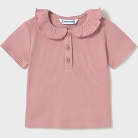 Resim Mayoral Bebek Fırfırlı Polo Gömlek Pembe 