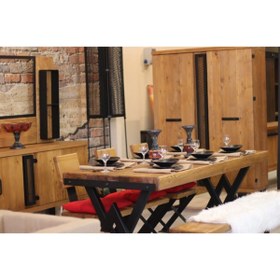 Resim NT Concept Ntconcept Mira Masif Ağaç Yemek Masası 85cm 170cm Masa 