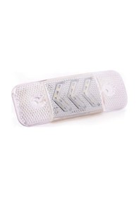 Resim Ahmet Otomotiv Beyaz Side Marker Lamba 15 Ledli 12v-24v 11,5cm 