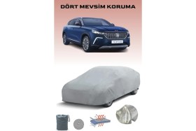 Resim Breen Gri Togg T10X Oto Branda, Araba Brandası 