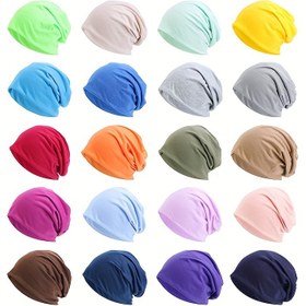 Resim Unisex Esnek ve Geniş Kesim Bere - Erkekler & Kadınlar için Düz Renkli Günlük Kışlık Şapka, 15+ Canlı Renk Seçeneği, Kemoterapi Dostu Tasarım, Ameliyat Sonrası ve Soğuk Havalara Uygun, Postoperatif Baş Aksesuarı 