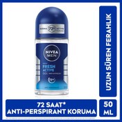 Resim Nivea Men Erkek Roll-on Deodorant Fresh Active 50 ml 