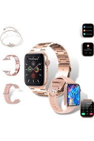 Resim Kaanthec GENERAL MOBİLE GM PHOENİXUyumlu Kadın Akıllı Saat G9 Mini 3 kordonlu ve bileklik hediyeli 