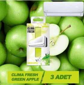 Resim Areon Clima Fresh Green Apple''3 Adet'' Klima Kokusu 