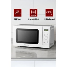 Resim Kumtel Hm-11 Dijital Mikrodalga Fırın 25 L 700 W Güçlü Performans ve Modern Özellikler 