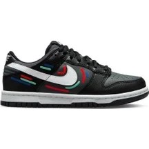 Resim Nike Dunk Low Siyah Kadın Sneaker Ayakkabı FB8022-001 