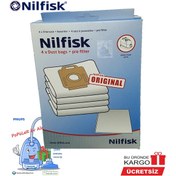Resim Nilfisk Power P Animal Toz Torbası (4 Adet)+ Mikro Filtre (427571347) 