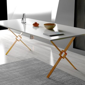 Resim Aksalan Yemek & Toplantı Masası - Siyah 