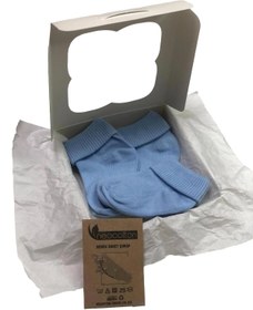 Resim NEOCOTTON DUZ RENK 3'LU PAMUKLU MANSETLI ESNEK BEBEK CORABI 