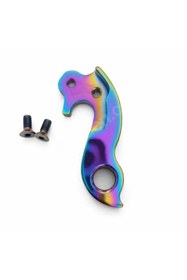 Resim SARİSSA BİSİKLET Cube Salcano XRS 030 Bisiklet Aktarıcı Kulağı Kadro Kulağı Titanyum Rainbow Kadro Kulağı 