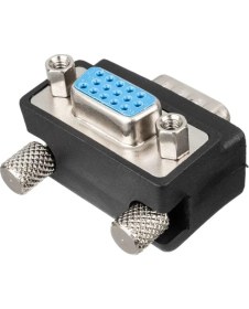 Resim Elektromer Powermaster Vga Dişi Erkek Çevirici 90° Derece L Tip 