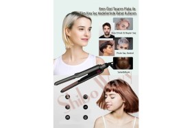 Resim Shibowavy Ince Başlıklı Saç Düzleştiricisi ( Kısa Saçlı Bayanlar ve Erkekler Için Özel Tasarım ) 