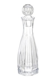 Resim El Yapımı Cam Kapaklı Linea Karaf Sürahi 11x33 Cm 