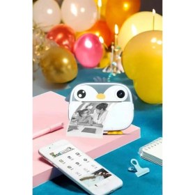 Resim Eco Lounge Çocuklar Için Fotoğraf Makinesi Anlık Baskı Makinesi Hd Görüntü Kalitesi 