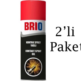 Resim Brio Elektronik Kart Devre Kontak Temizleyici Sprey 200 ml Yağlı 2 Adet 
