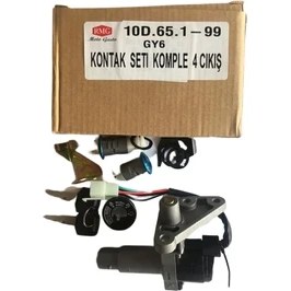 Resim Rmg Scooter Kilit/kontak Seti 150 4.fiş Prc 