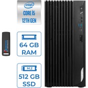 Resim MSI Pro DP180 Core I5 12400 64GB 512GB SSD UHD Grafik Windows 11 Pro MS422XTRP16 + Zettausbbellek 