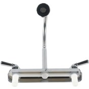 Resim Flybuy Van Rv Mutfak Musluk Kulplu Gümüş Dönen Derece Çift Camper 360 Am 