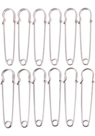 Resim 12 Adet Büyük Ağır Paslanmaz Çelik Büyük Jumbo Emniyet Pimi Battaniye İşçiliği Sevıch 