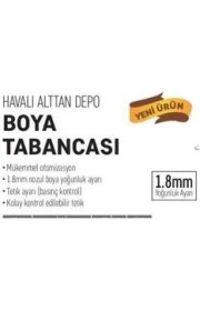 Resim Meşem W-77G Meşem Havalı Alttan Depolu Boya Fıskiyesi Aparatı 1.8mm 