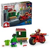 Resim LEGO Marvel Motosikletli Iron Man ve Hulk 76287 
