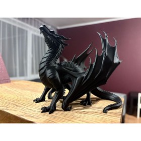 Resim shop Kanatlı Ejderha Figürü - Detaylı ve Estetik Tasarım 