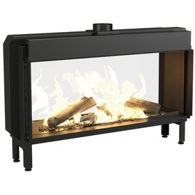 Resim VOURLA 140 TUNEL CAM GAZLI ŞÖMİNE 