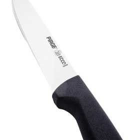 Resim Pirge 38048 Ecco Sivri Sebze Bıçağı, 12 cm, Siyah 