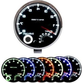 Resim Pazly Suofeng Rpm Renkli Ölçer Led İçin Gösterge Benzinli Araçlar 8000 7 12v - - Vc 