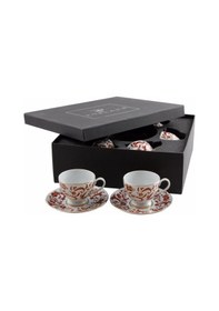 Resim Porland Naturalist Çay Fincan Takımı 12 Parça Çok Renkli 