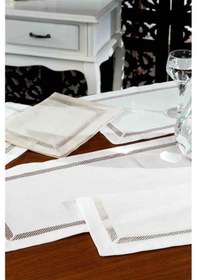 Resim Nazik Home Lotus Bej Amerikan Servis+Runner 