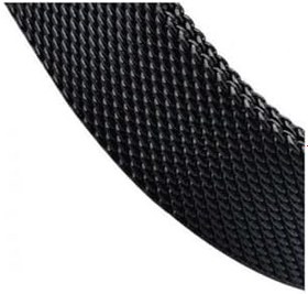 Resim Gpack Amazfit Cheetah Round ile Uyumlu Hasır Metal Örgülü Ayarlanabilir Saat Kordon, Siyah 