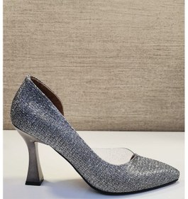 Resim Zenne Stiletto Ayakkabı Platin Simli PLATİN SİMLİ 