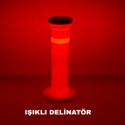 Resim Işıklı Delinatör - Güneş Enerjili Delinatör 75 cm 