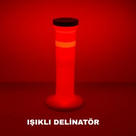 Resim Işıklı Delinatör - Güneş Enerjili Delinatör 75 cm 
