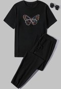 Resim uyguntarz Unisex Butterfly 2'li Eşofman Takımı 