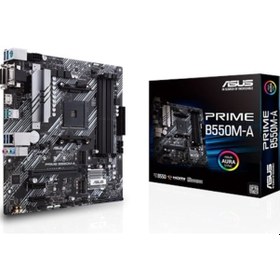 Resim Asus Prime B550M-A AMD B550 4800 MHz (OC) DDR4 Soket AM4 mATX Anakart 