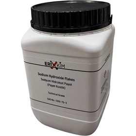 Resim Labbakkal Sodyum Hidroksit Payet - Kostik - Sodium Hydroxide Flakes 1 KG 