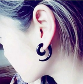 Resim TakıConcept Akrilik Spiral Boynuz Küpe 