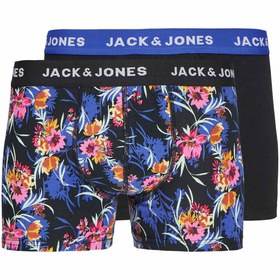 Resim JACBOTANIC TRUNKS 2 PACK Siyah Erkek Boxer 