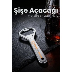 Resim Transformacion Ergonomik Metal Şişe Açacağı - Gazoz, Kola, Bira Kapağı Açıcı 