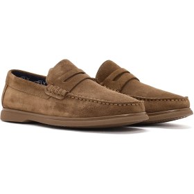 Resim Derimod Fly Erkek Vizon Süet Deri Loafer 26SFD632410 