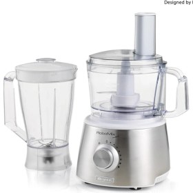 Resim Beyaz Metal Mutfak Robotu, Çok Fonksiyonlu ve Şık Tasarım 