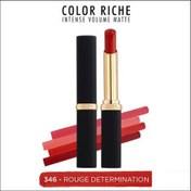 Resim L'Oreal Paris Color Riche Intense Volume Matte Ruj - 346 Rouge Determination 