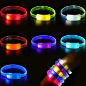 Resim Festival & Parti LED Bileklik 3 Farklı Mod Işıklı 1 Adet 