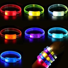 Resim Festival & Parti LED Bileklik 3 Farklı Mod Işıklı 1 Adet 