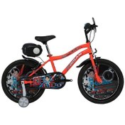 Resim Bisan Nıko Erkek Çocuk Bisikleti 30cm V 20 Jant Neon Turuncu Mavi - Turuncu 